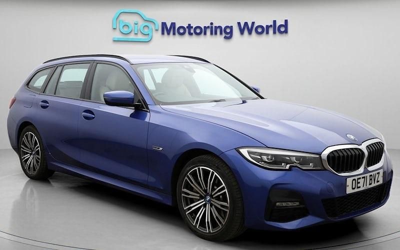 Used BMW 330e M Sport 292 HP (214 kW) 2022 Blue Estate
