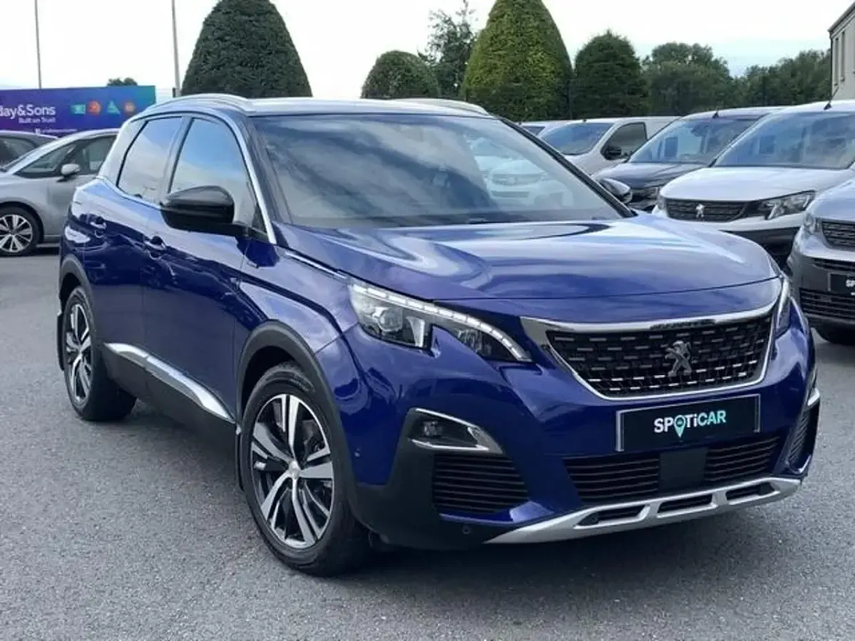 Used Peugeot 3008 GT-line 163 HP (119 kW) 2018 Blue SUV