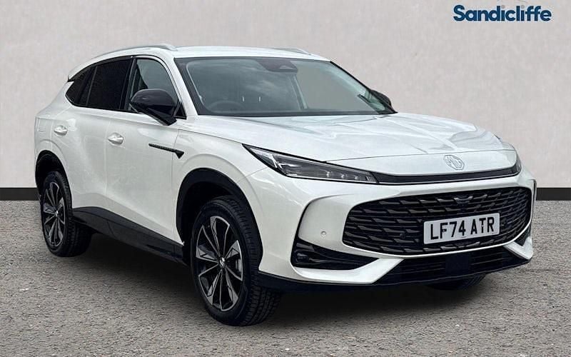 Solid white pearl Used 2024 MG HS Trophy SUV | £18,042 (Good price) - Image 1/4