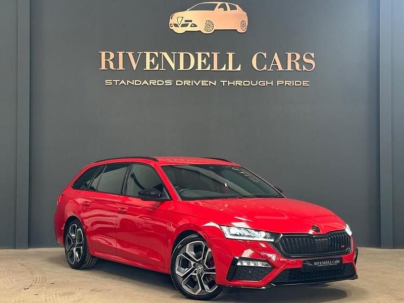 Used Skoda Octavia vRS 2021 Red Estate