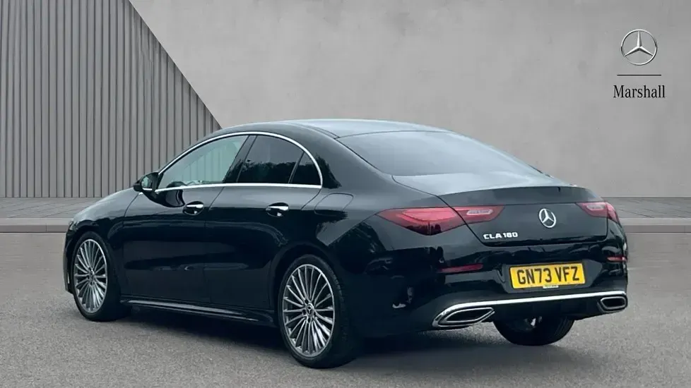 Used Mercedes CLA180 AMG Line Premium 136 HP (100 kW) 2023 Night black Sedan