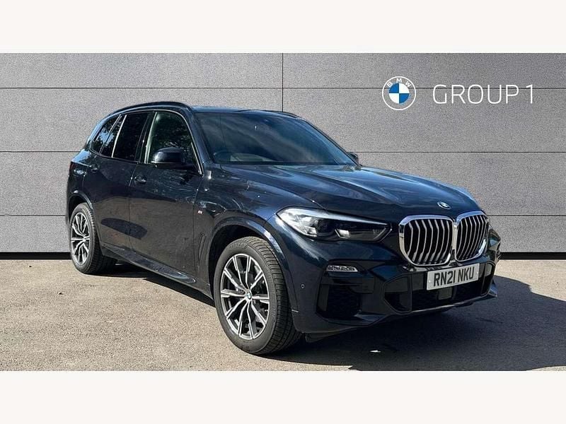 Black Used 2021 BMW X5 M Sport SUV | £41,998 (Good price) - Image 1/4