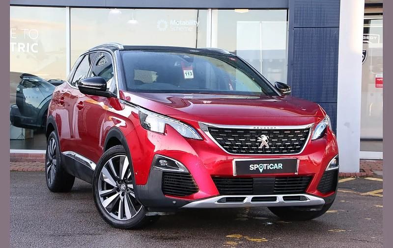 Red Used 2020 Peugeot 3008 Premium SUV | £14,440 (Good price) - Image 1/4