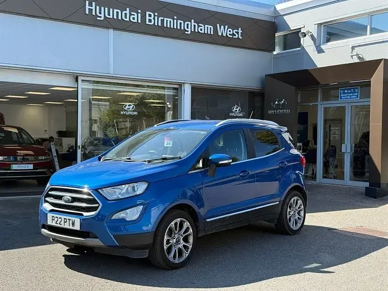 Used Ford Ecosport Titanium 125 HP (91 kW) 2020 Blue SUV