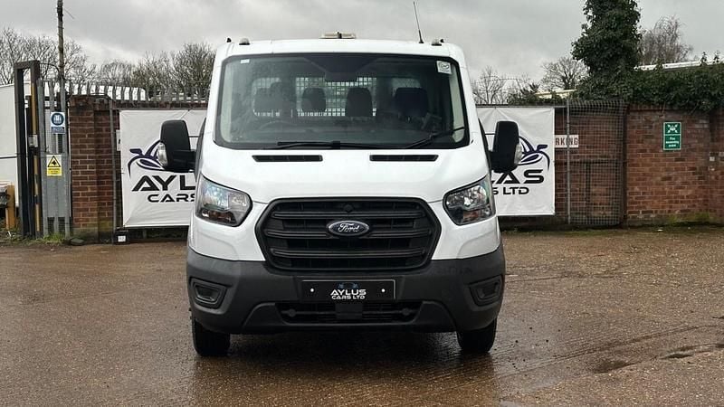 Used Ford Transit S 130 HP (95 kW) 2021 White Cabriolet