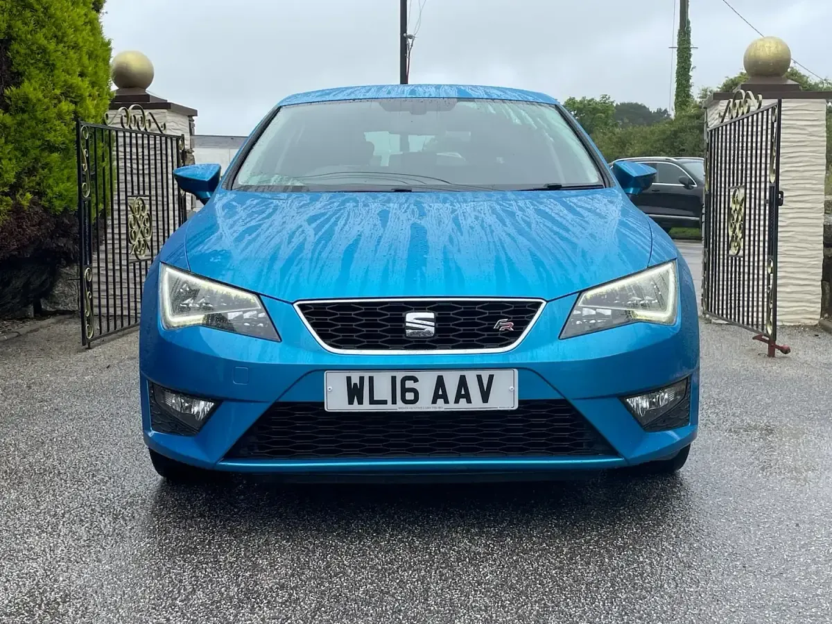 Used Seat Leon FR 150 HP (110 kW) 2016 Blue Hatchback