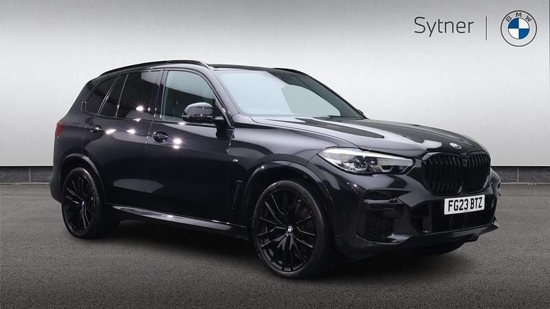 Black Used 2023 BMW X5 M Sport SUV | £51,000 (Good price) - Image 1/4