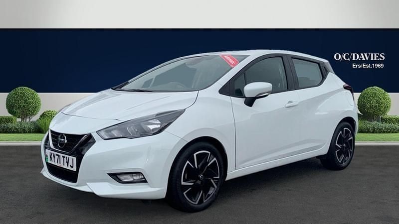 Used Nissan Micra Acenta 2021 White Hatchback