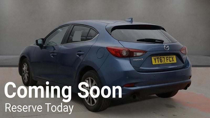 Begagnad Mazda 3 121 HK (88 kW) 2017 Blå Halvkombi