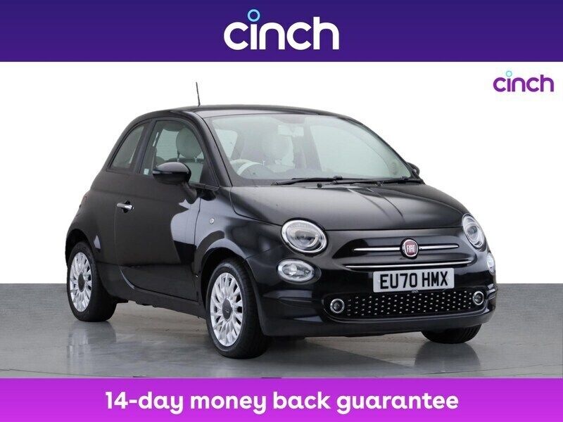 Black Used 2020 Fiat 500 Lounge Hatchback | £9,249 (Fair price) - Image 1/3
