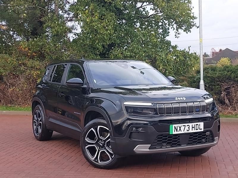 Black Used 2023 Jeep Avenger EV Summit SUV | £19,998 (Fair price) - Image 1/4