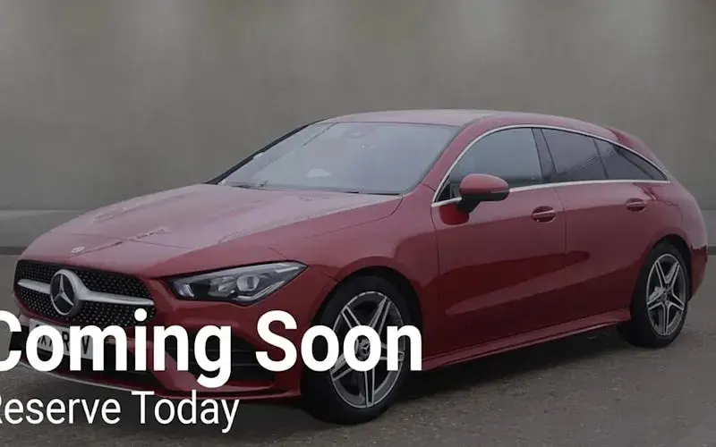 Used Mercedes CLA200 AMG line 163 HP (119 kW) 2021 Red Coupe