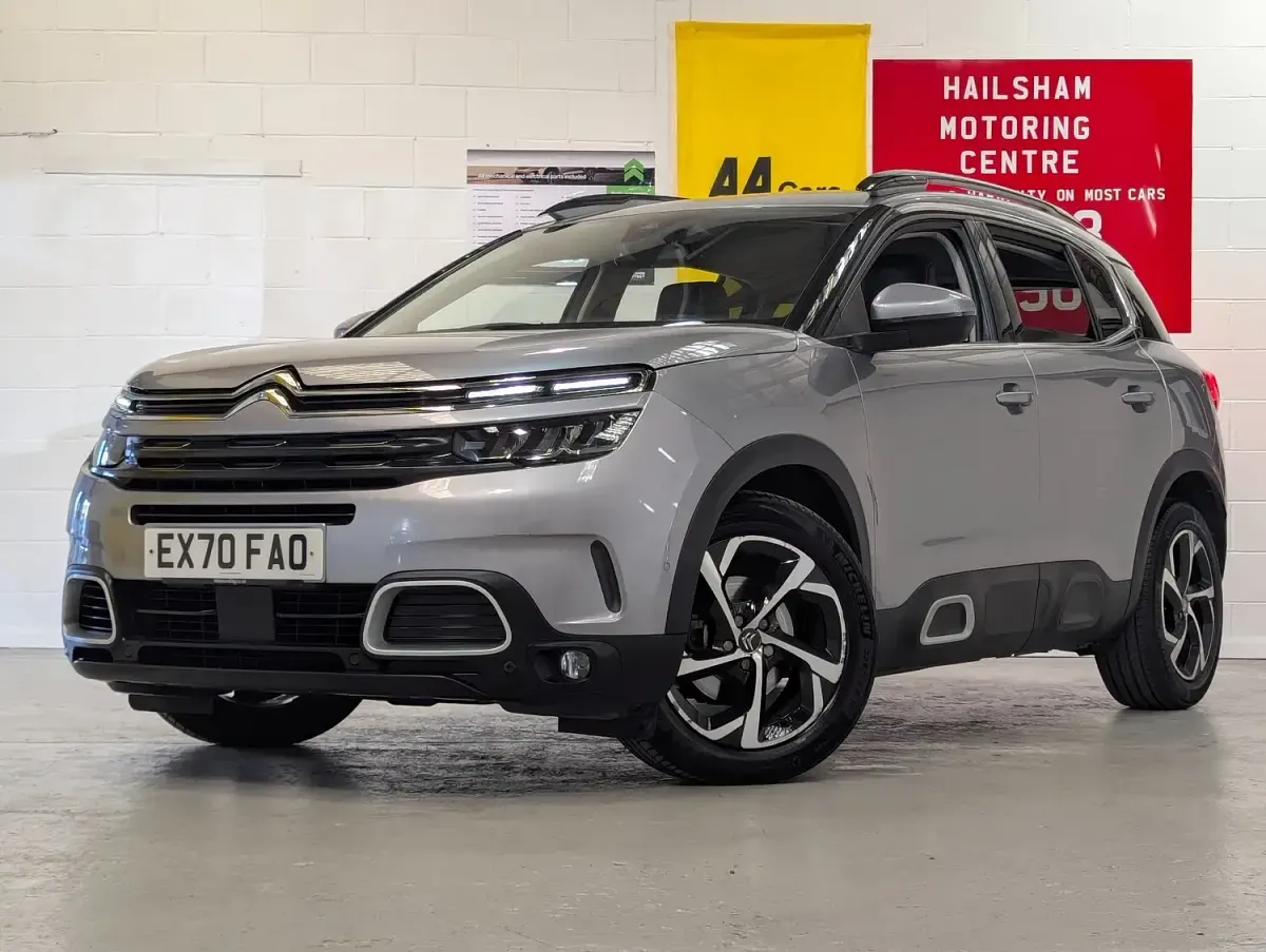 Used Citroën C5 Aircross Shine 130 HP (95 kW) 2021 Platinum grey SUV