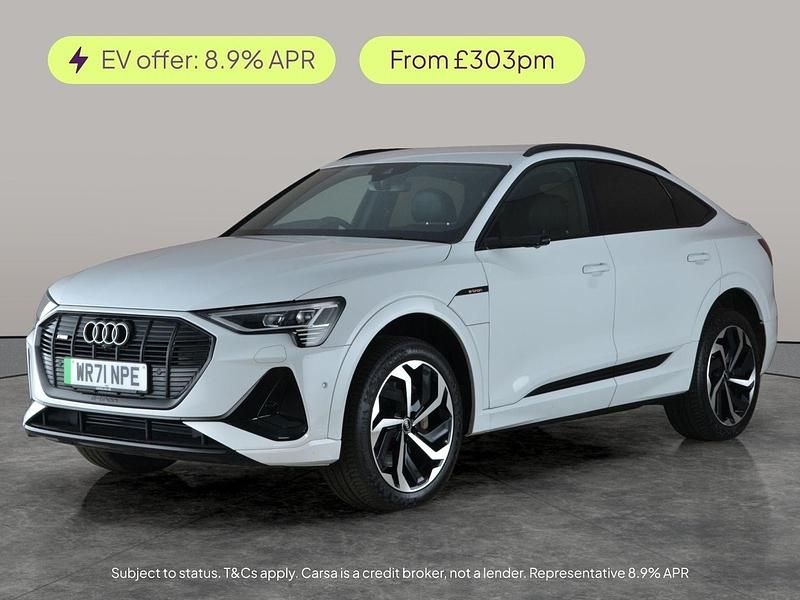 Used Audi e-tron Black Edition 300 kW (408 HP) 2022 White SUV