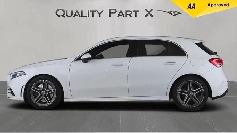Used Mercedes A250 AMG Line Premium 224 HP (164 kW) 2021 White Hatchback