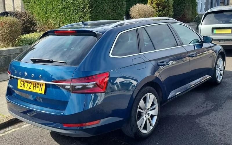 Used Skoda Superb SE L 150 HP (110 kW) 2022 Blue Estate