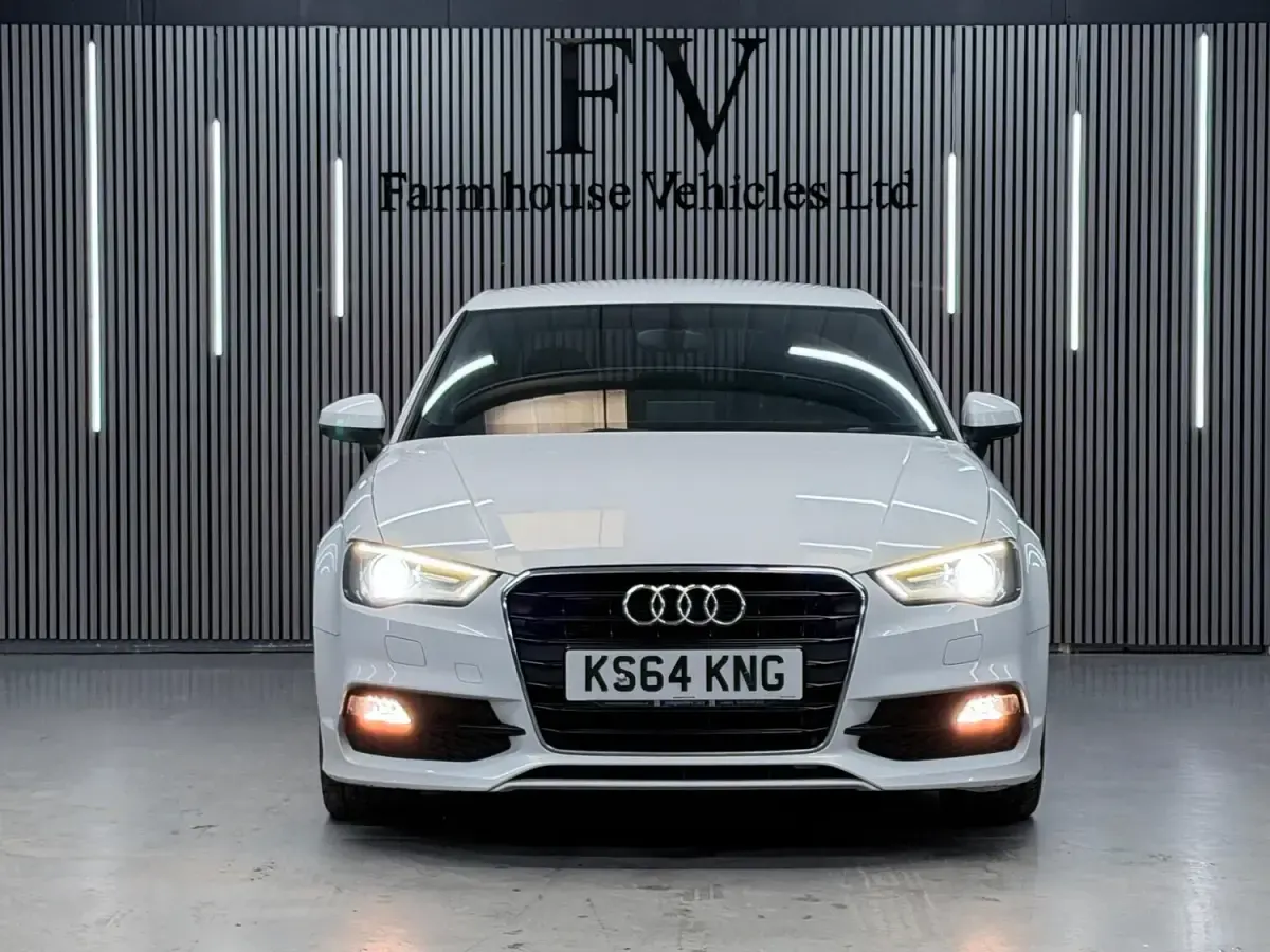 Used Audi A3 S-Line 180 HP (132 kW) 2015 White Sedan