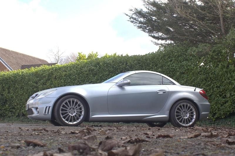Used Mercedes SLK55 AMG 2005 Silver Cabriolet