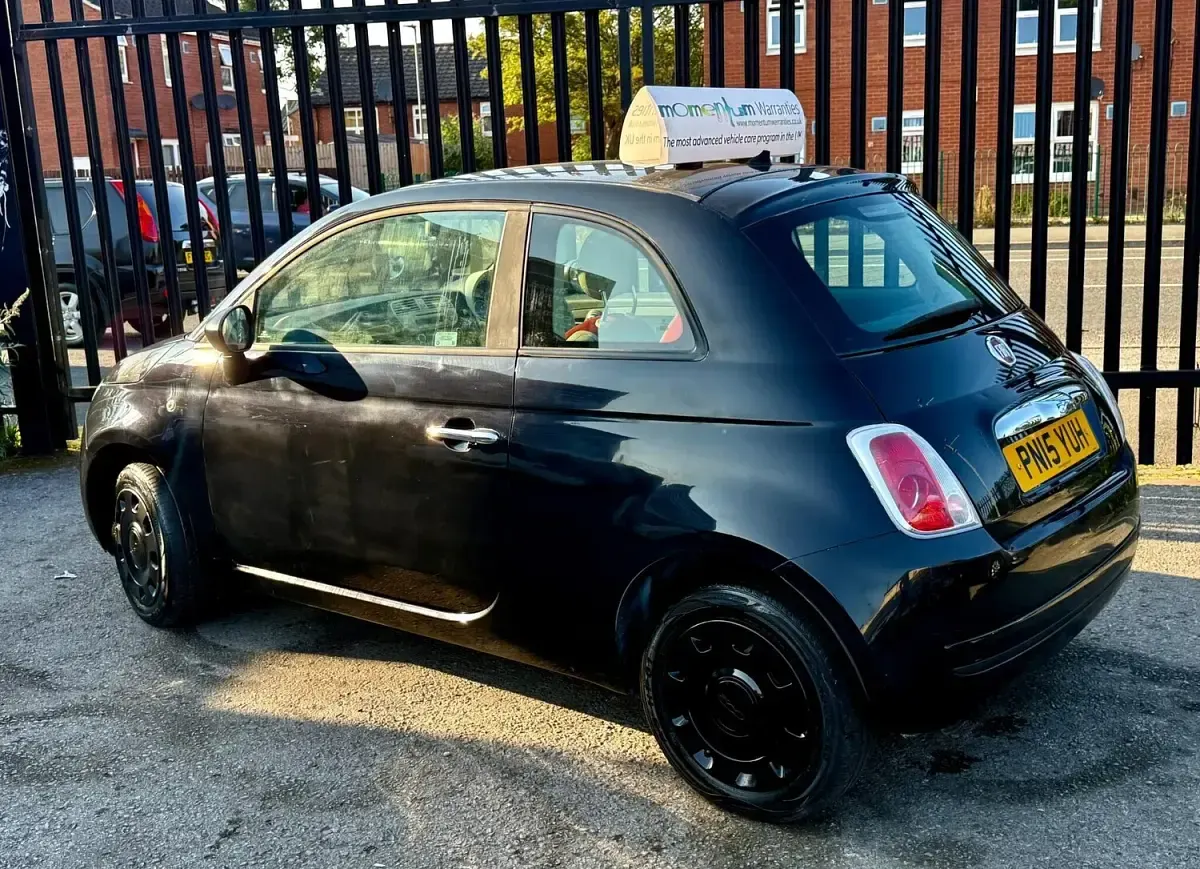 Used Fiat 500 Pop 69 HP (50 kW) 2015 Black Hatchback