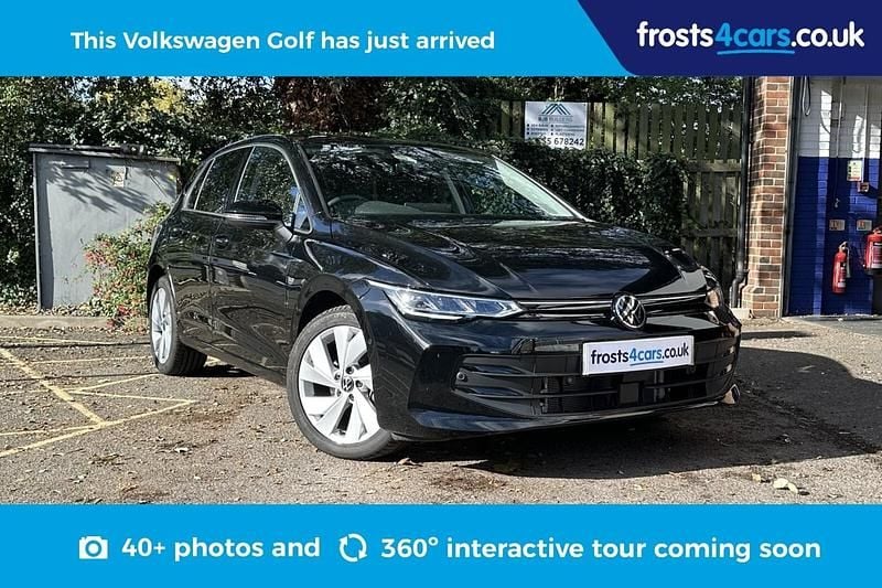 Black Used 2025 VW Golf VIII Match Hatchback | £23,495 (Fair price) - Image 1/4