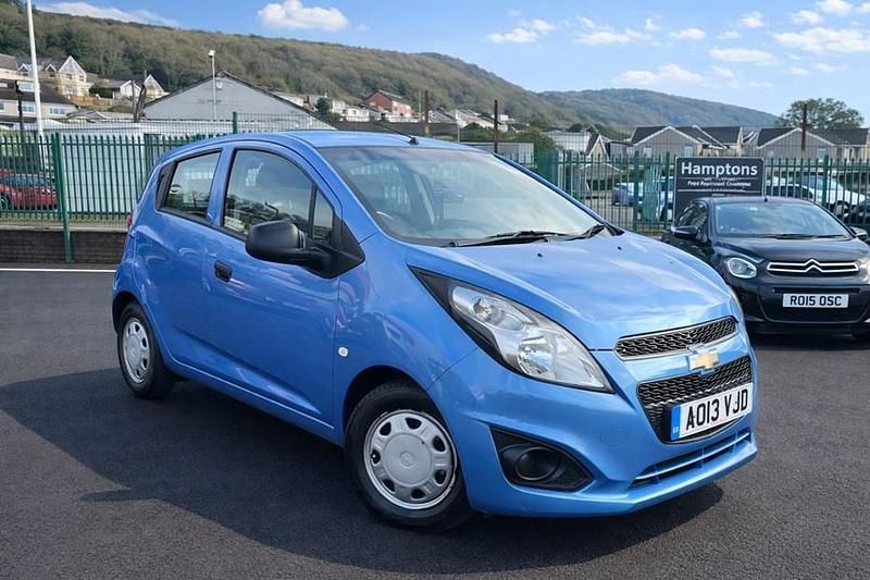 Used Chevrolet Spark LS 2013 Blue Hatchback