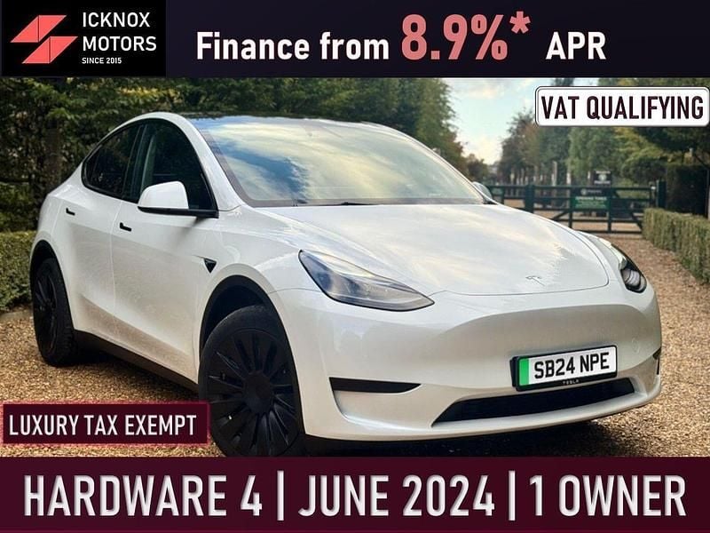 White Used 2024 Tesla Model Y RWD SUV | £27,445 (Fair price) - Image 1/4