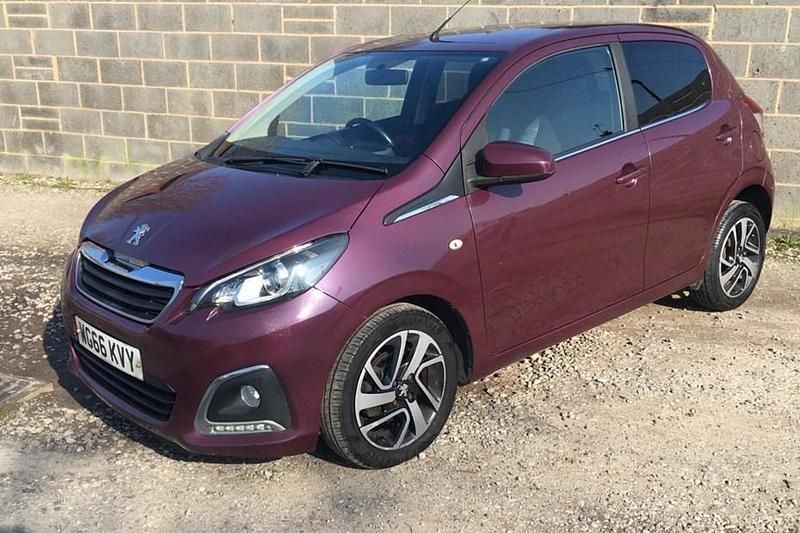 Used Peugeot 108 Allure 82 HP (60 kW) 2016 Mauve/purple Hatchback
