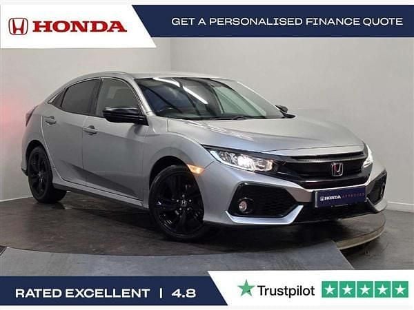 Silver Used 2020 Honda Civic SR Hatchback | £13,265 (Fair price) - Image 1/4