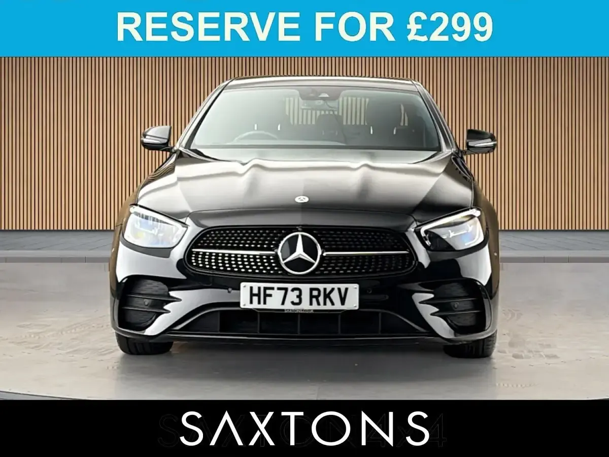 Used Mercedes E220 AMG line 194 HP (142 kW) 2023 Black Sedan