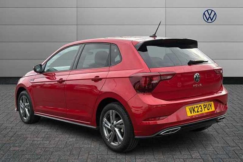 Used VW Polo R-line 110 HP (80 kW) 2023 Red Hatchback