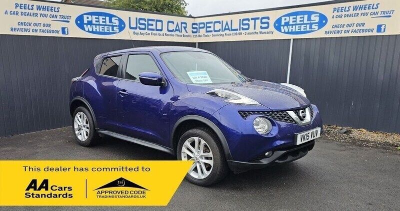 Blue Used 2015 Nissan Juke Acenta Premium SUV | £4,975 (Fair price) - Image 1/4