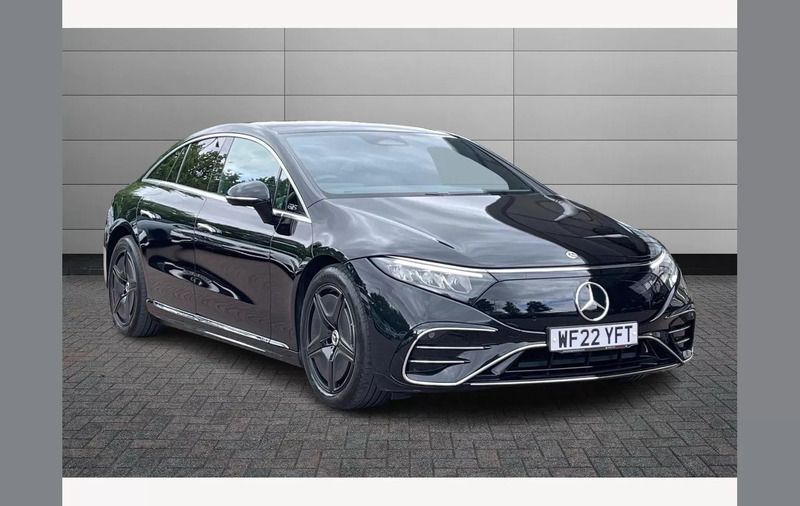 Black Used 2022 Mercedes EQS450+ AMG line Sedan | £45,495 - Image 1/4