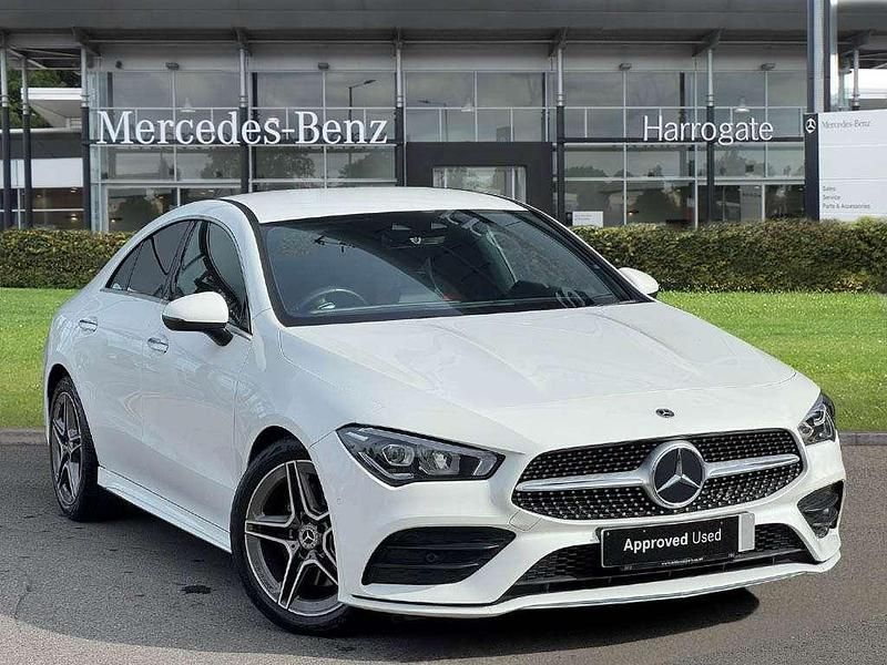 White Used 2021 Mercedes CLA200 AMG Line Premium Coupe | £23,550 (Fair price) - Image 1/4