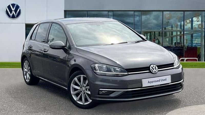 Indium grey metallic Used 2018 VW Golf VII GT Hatchback | £11,720 (Good price) - Image 1/4