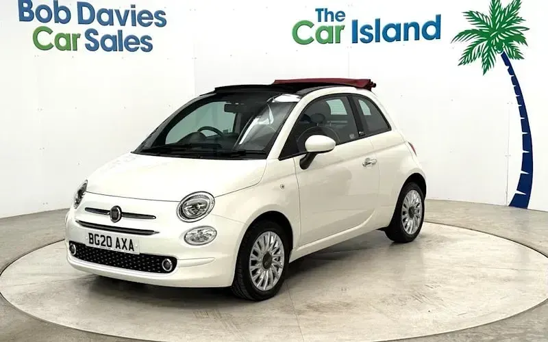 Used Fiat 500C Lounge 70 HP (51 kW) 2020 White Cabriolet