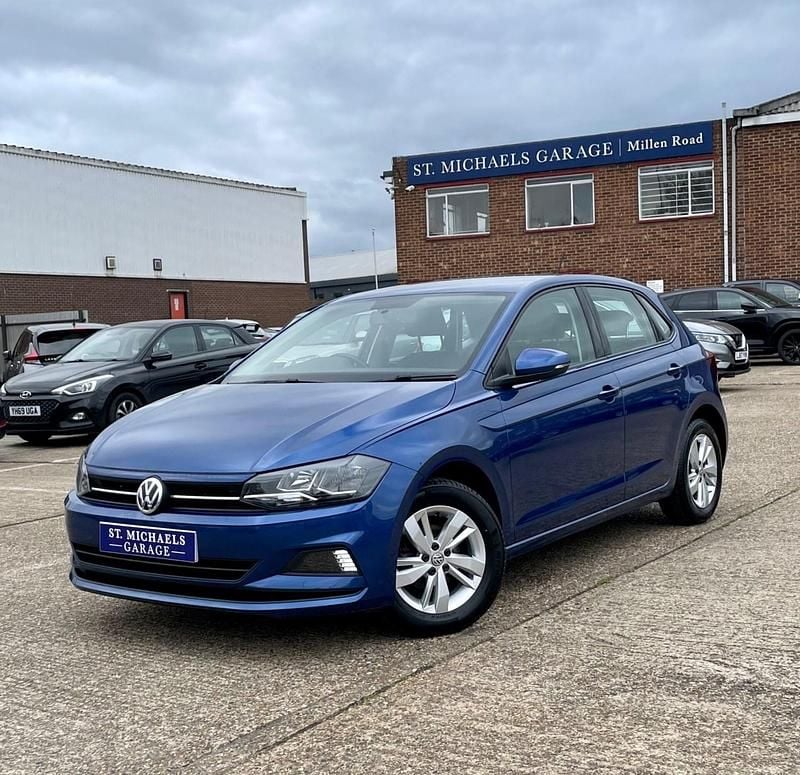Blue Used 2020 VW Polo SE Hatchback | £11,895 (Fair price) - Image 1/4