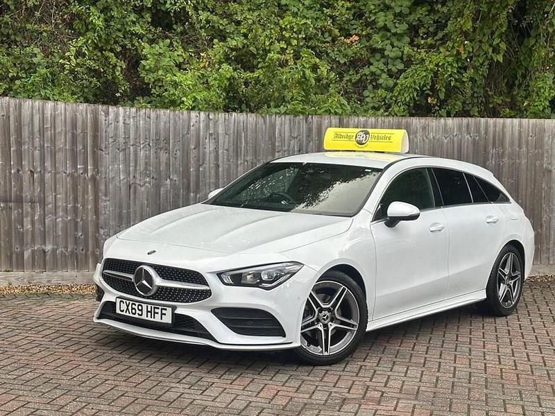 Used Mercedes CLA180 Shooting Brake AMG line 136 HP (100 kW) 2019 White Estate