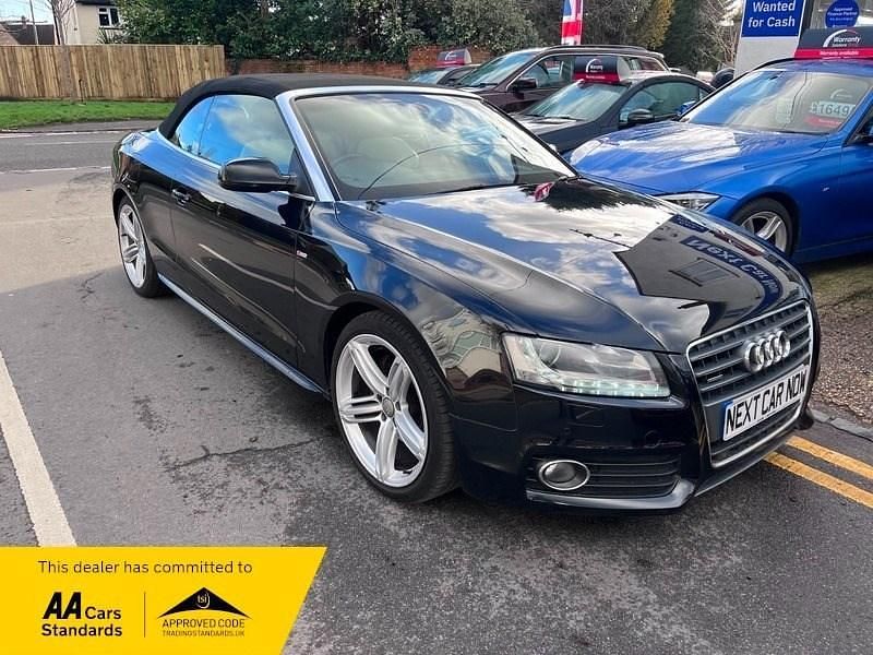 Black Used 2011 Audi A5 Cabriolet S-Line Cabriolet | £7,495 (Fair price) - Image 1/4