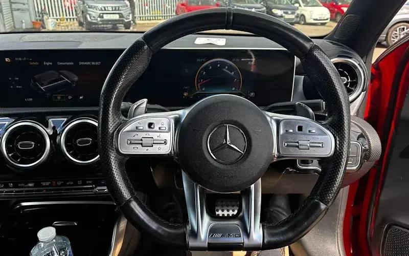 Used Mercedes A35 AMG Executive 306 HP (225 kW) 2023 Red Hatchback