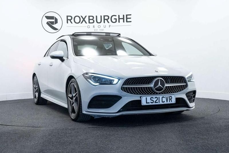 Used Mercedes CLA180 AMG Line Premium Plus 136 HP (100 kW) 2021 White Sedan