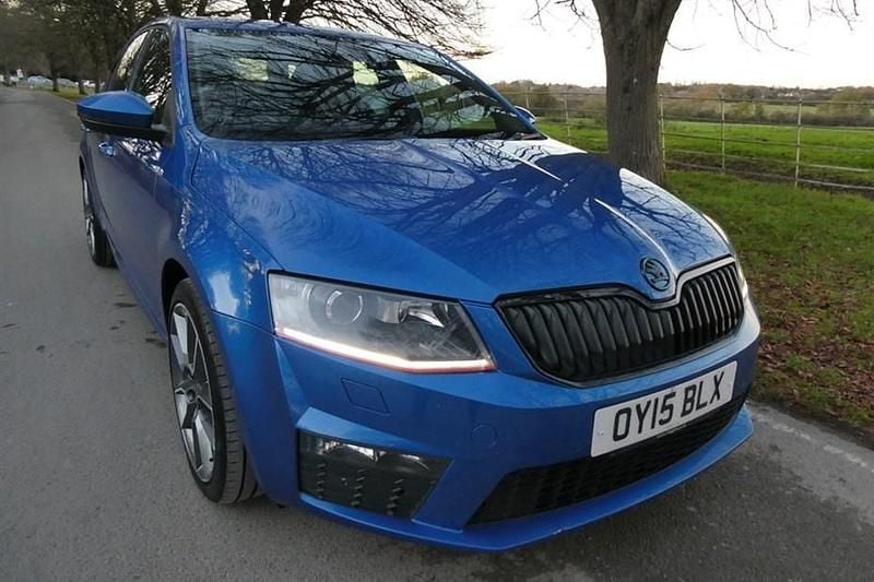 Blue Used 2015 Skoda Octavia vRS Hatchback | £9,490 (Good price) - Image 1/1
