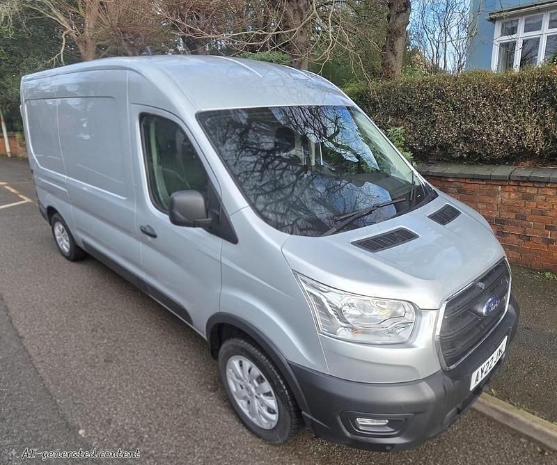 Used Ford Transit Trend 130 HP (95 kW) 2022 Silver Van