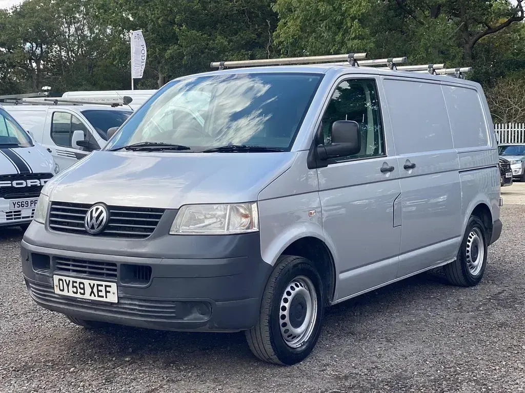 Used VW T5 102 HP (75 kW) 2009 Silver Van