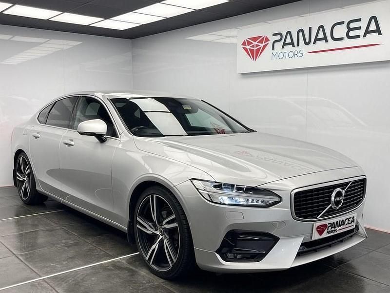 Silver Used 2017 Volvo S90 R-Design Pro Sedan | £14,795 (Fair price) - Image 1/4