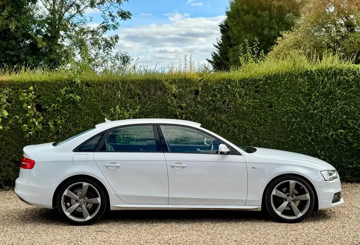 Used Audi A4 Black Edition 2014 White Sedan