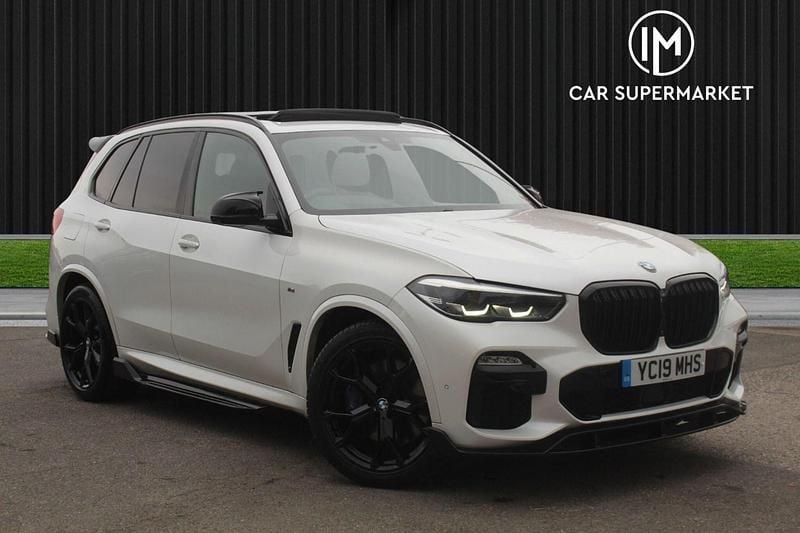 White Used 2019 BMW X5 M Sport SUV | £31,385 (Fair price) - Image 1/4
