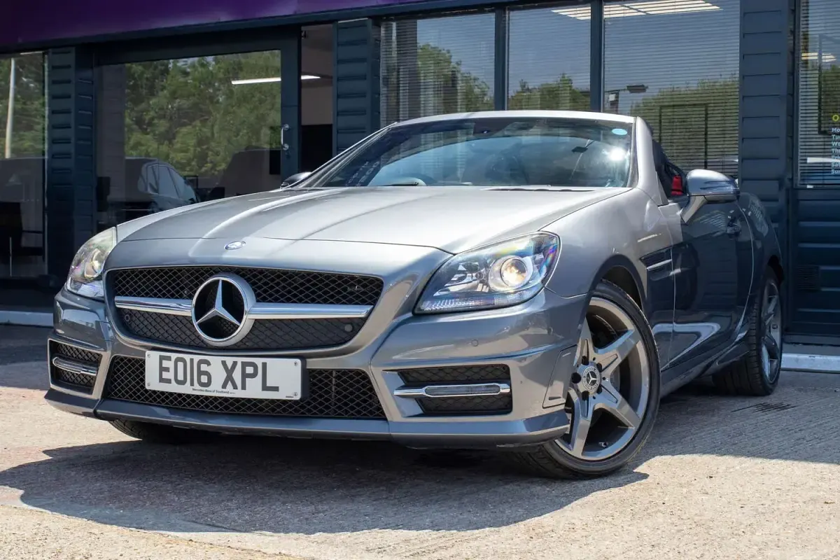 Used Mercedes SLK250 AMG 204 HP (150 kW) 2016 Grey Cabriolet