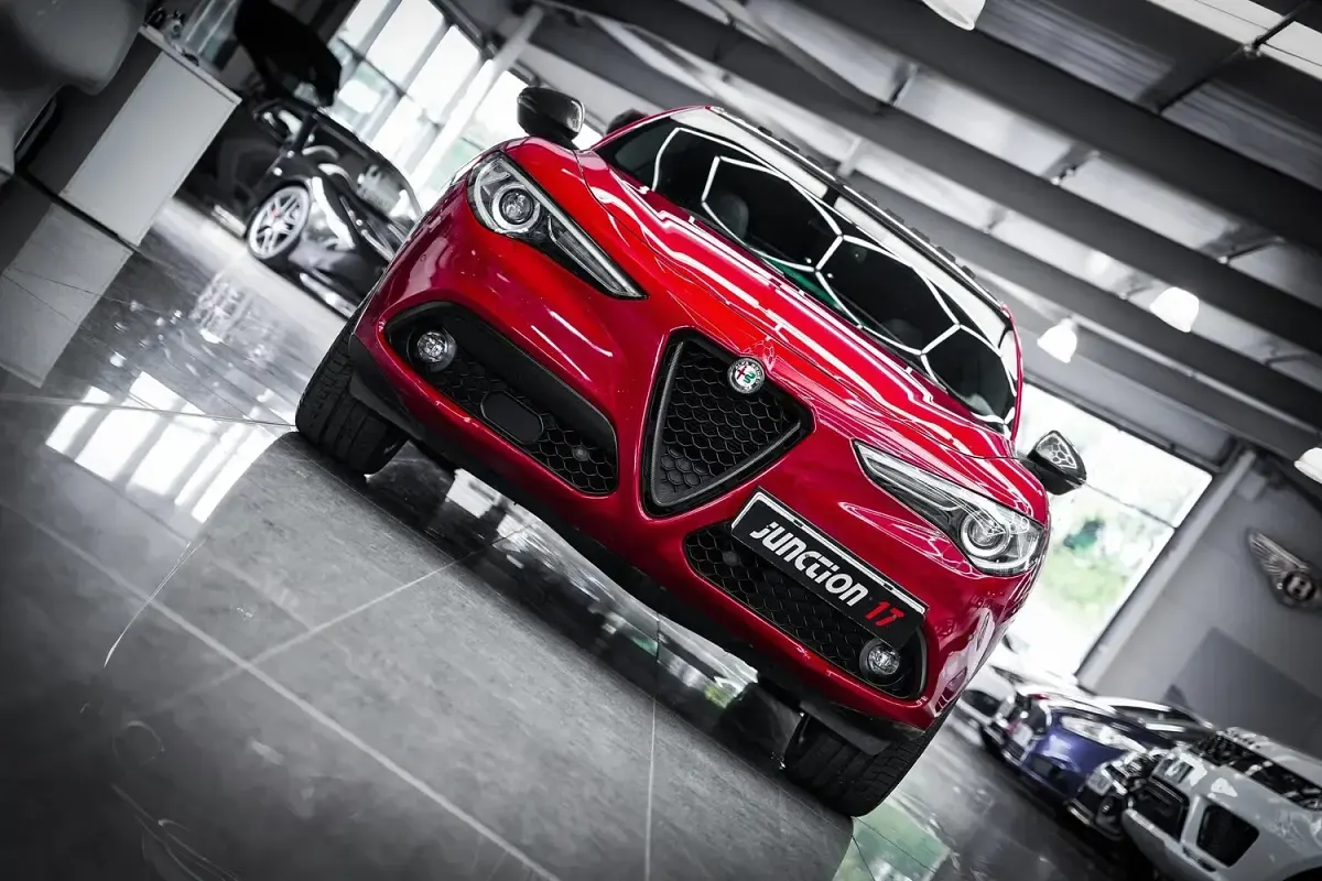 Used Alfa Romeo Stelvio 210 HP (154 kW) 2017 Red SUV