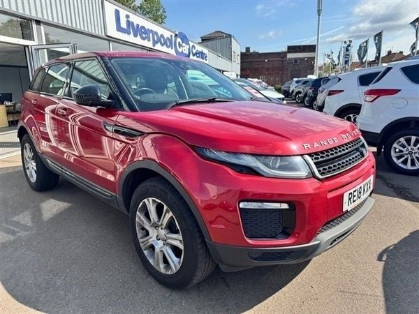 Red Used 2018 Land Rover Range Rover evoque SE SUV | £10,977 (Fair price) - Image 1/1