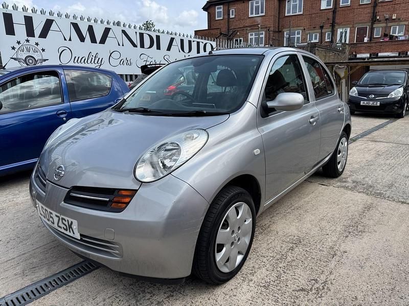 Silver Used 2005 Nissan Micra SE Hatchback | £3,495 (Fair price) - Image 1/4